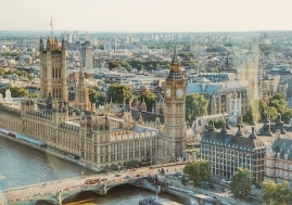 бесплатная Вид на город в Лондоне Стоковое фото